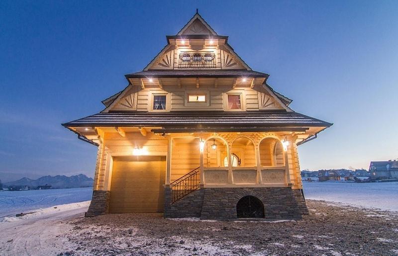 Folk Resort Domki I Apartamenty مورزاسيخله الغرفة الصورة
